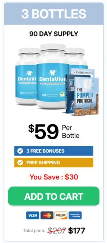 DentaVive 3 bottle bundle price
