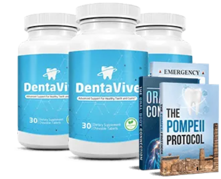 DentaVive final order section with secure checkout, free bonuses, and money back guarantee